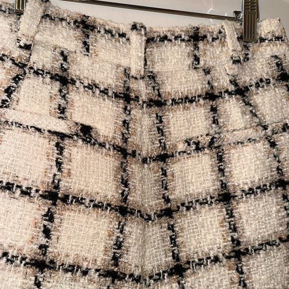 ANINE BING Becky Window Pane Tweed Shorts - Picture 8 of 9